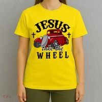 Jesus Take The Wheel Vintage Car T-Shirt thumb 4