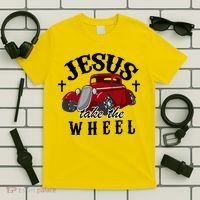 Jesus Take The Wheel Vintage Car T-Shirt thumb 5