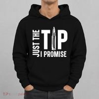 Just The Tip I Promise Bullet Gun Hoodie thumb 0