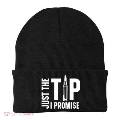 Just The Tip I Promise Bullet Gun Beanie