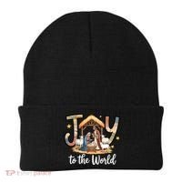 Joy To The World Jesus Is Born Christmas Beanie thumb 0