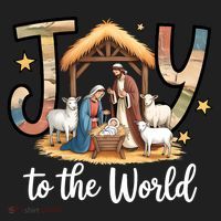 Joy To The World Jesus Is Born Christmas Beanie thumb 2