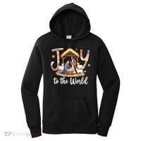 Joy To The World Jesus Is Born Christmas Women's Hoodie thumb 0