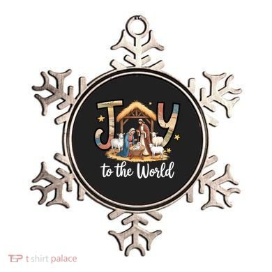 Joy To The World Jesus Is Born Christmas Ornament