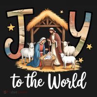 Joy To The World Jesus Is Born Christmas Baby Bodysuit thumb 2