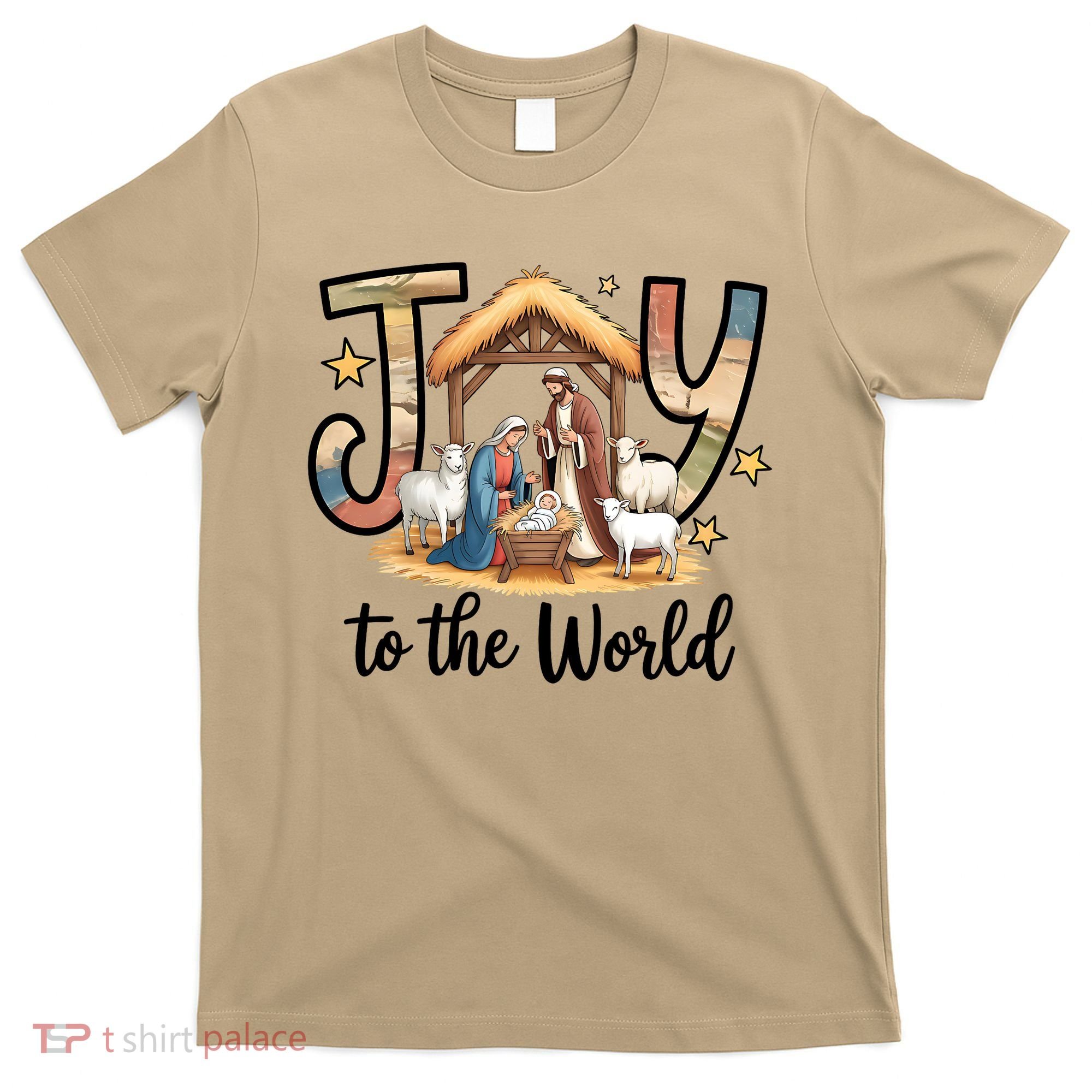 Joy To The World Jesus Is Born Christmas T-Shirt