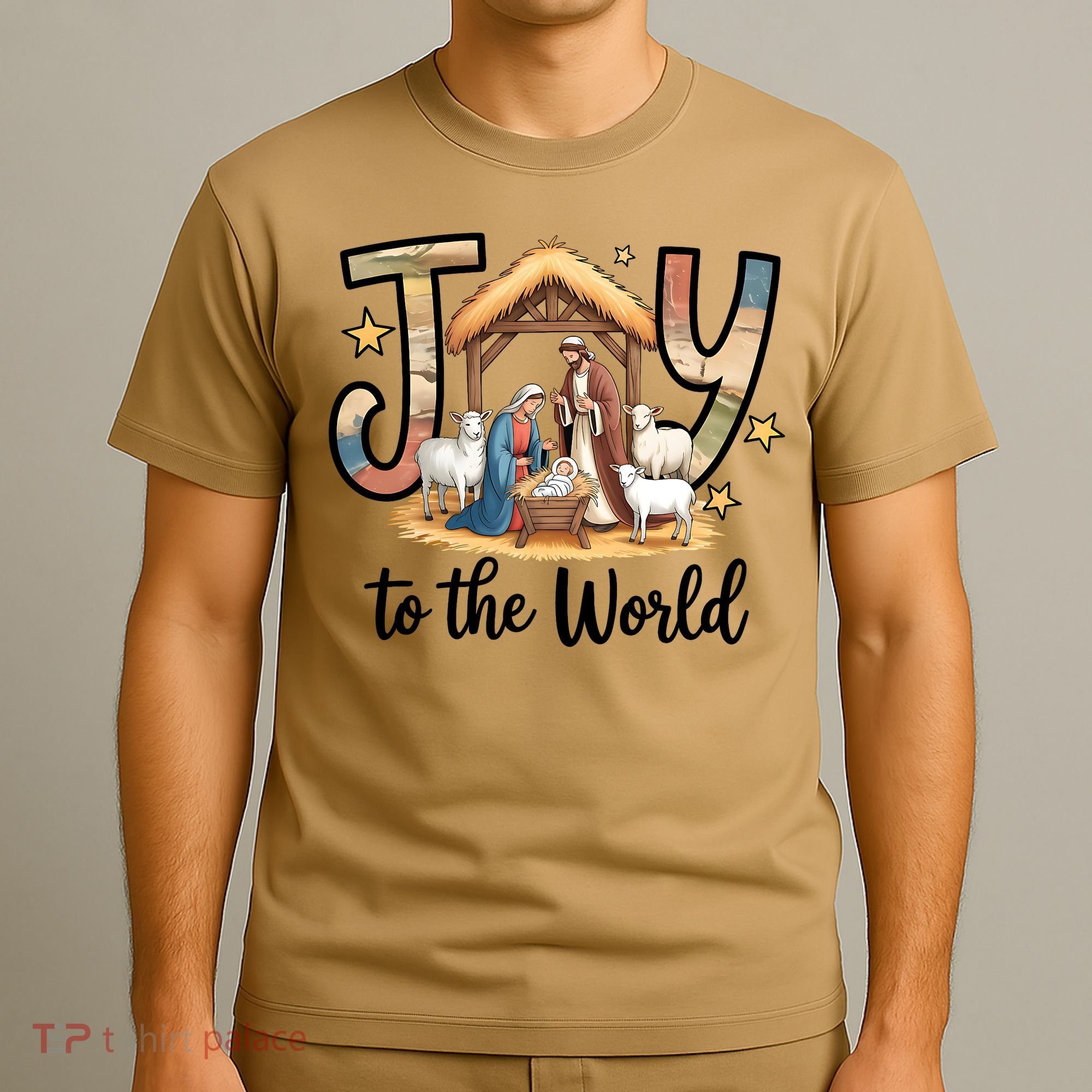 Joy To The World Jesus Is Born Christmas T-Shirt