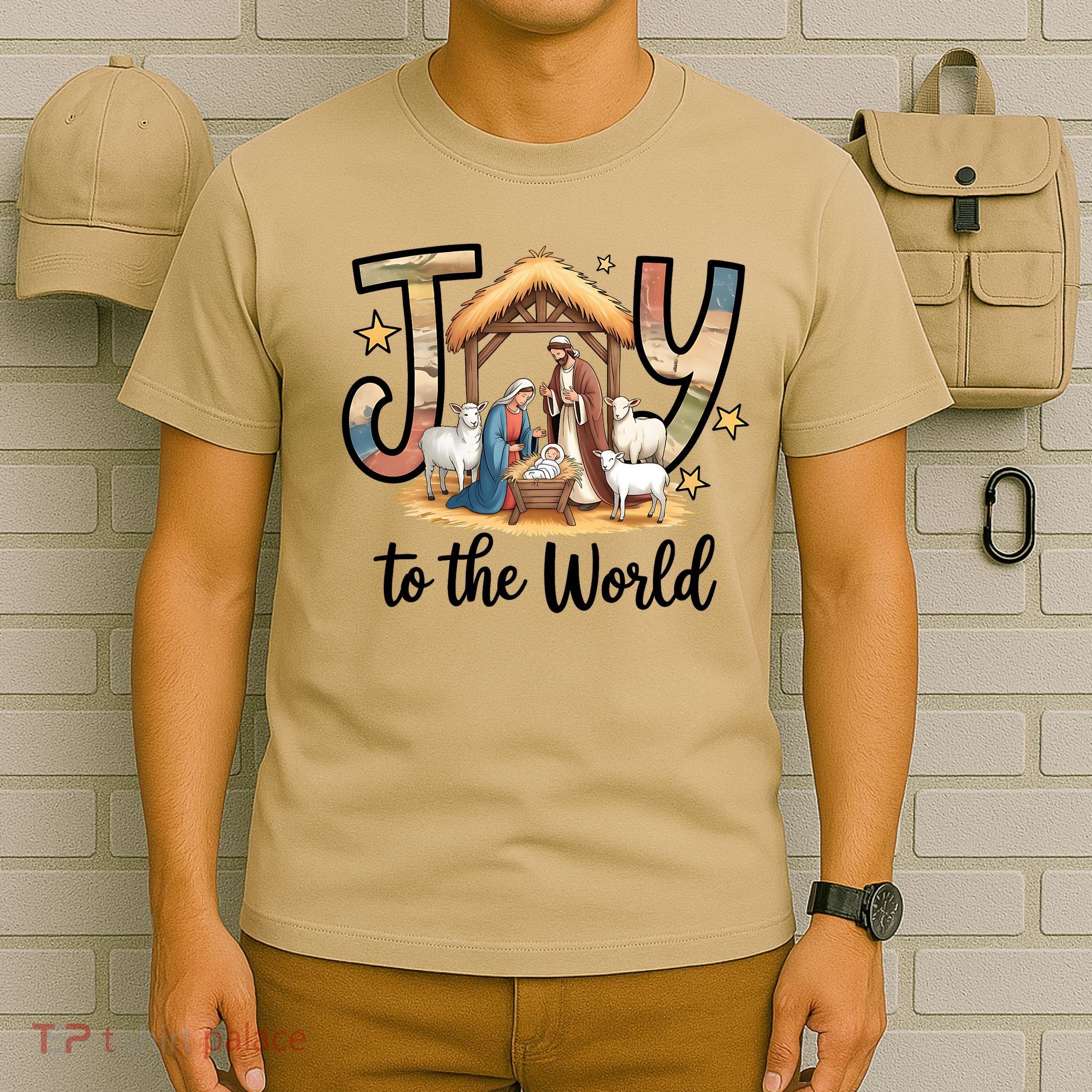 Joy To The World Jesus Is Born Christmas T-Shirt