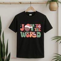 Joy To The World Festive Holiday Graphic T-Shirt thumb 2