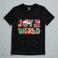 Joy To The World Festive Holiday Graphic T-Shirt thumb 5