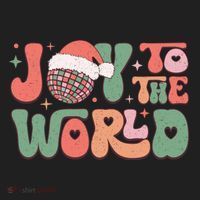 Joy To The World Festive Holiday Graphic Beanie thumb 2