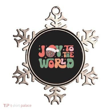 Joy To The World Festive Holiday Graphic Ornament