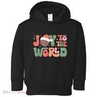Joy To The World Festive Holiday Graphic Toddler Hoodie thumb 0