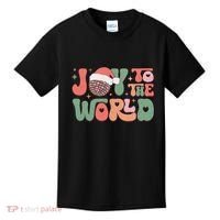 Joy To The World Festive Holiday Graphic Kids T-Shirt thumb 0