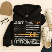 Just The Tip I Promise Funny Bow Hunter Archery Hunting Hoodie thumb 4