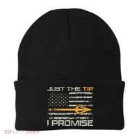 Just The Tip I Promise Funny Bow Hunter Archery Hunting Beanie thumb 0