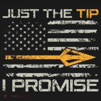 Just The Tip I Promise Funny Bow Hunter Archery Hunting Women's Hoodie thumb 2