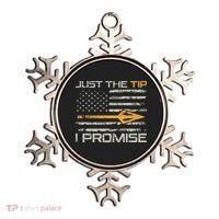 Just The Tip I Promise Funny Bow Hunter Archery Hunting Ornament thumb 0