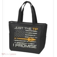 Just The Tip I Promise Funny Bow Hunter Archery Hunting Tote Bag thumb 3