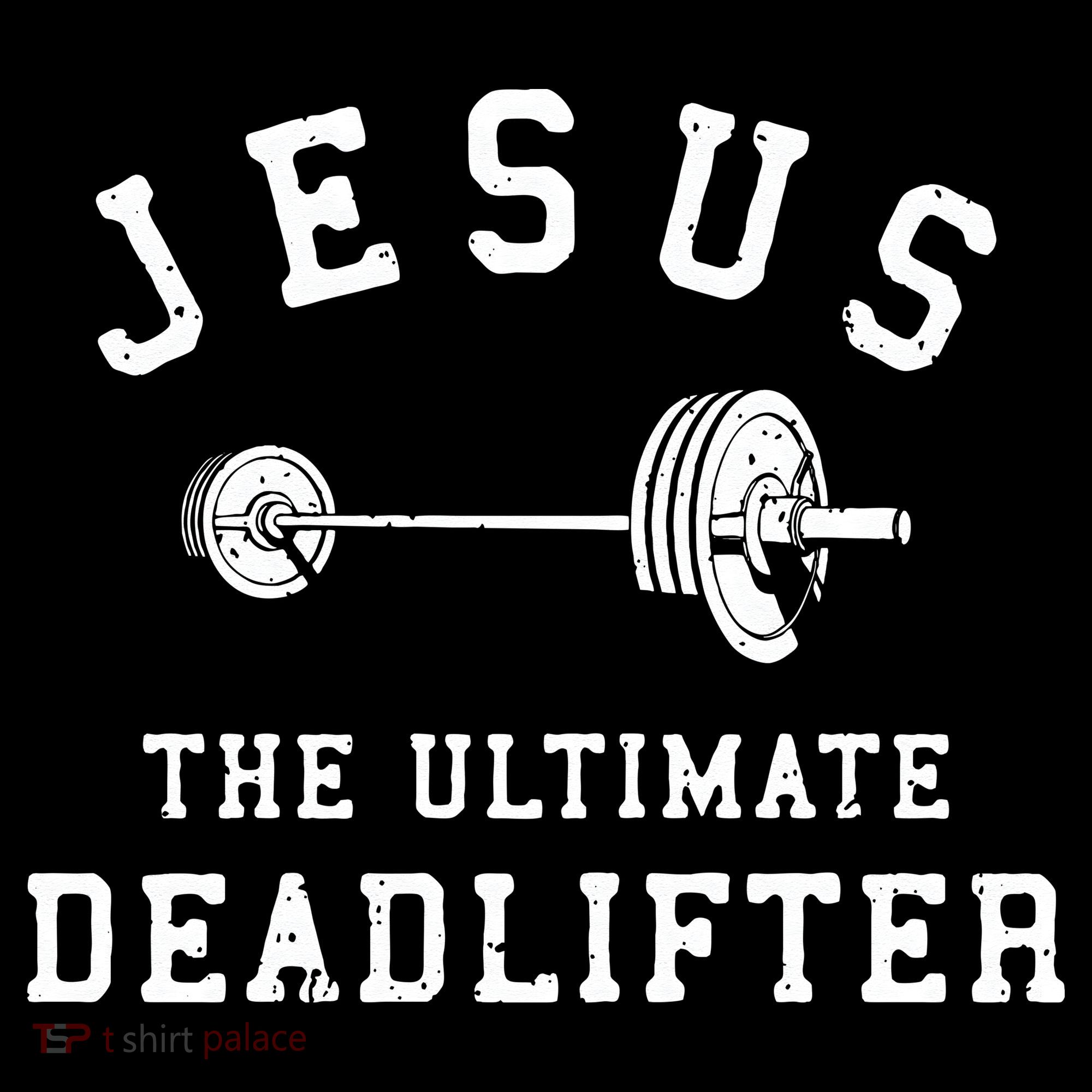 Jesus The Ultimate Deadlifter Christian Gym Workout Exercise Women's Hoodie