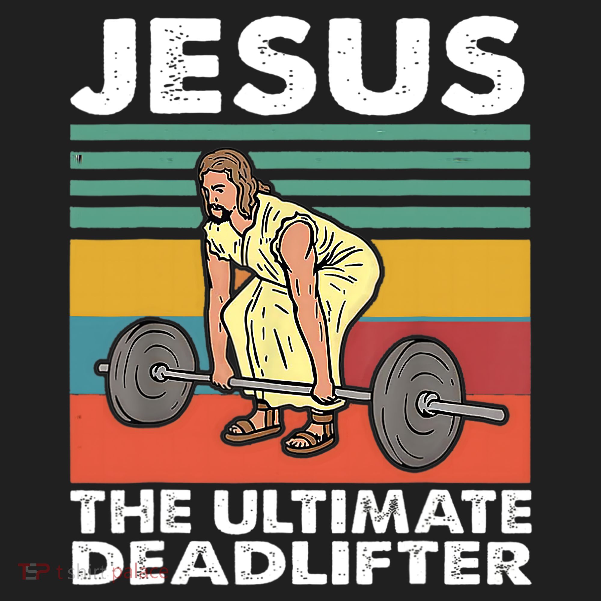 Jesus The Ultimate Deadlifter Funny Jesus Lifting Gym Beanie