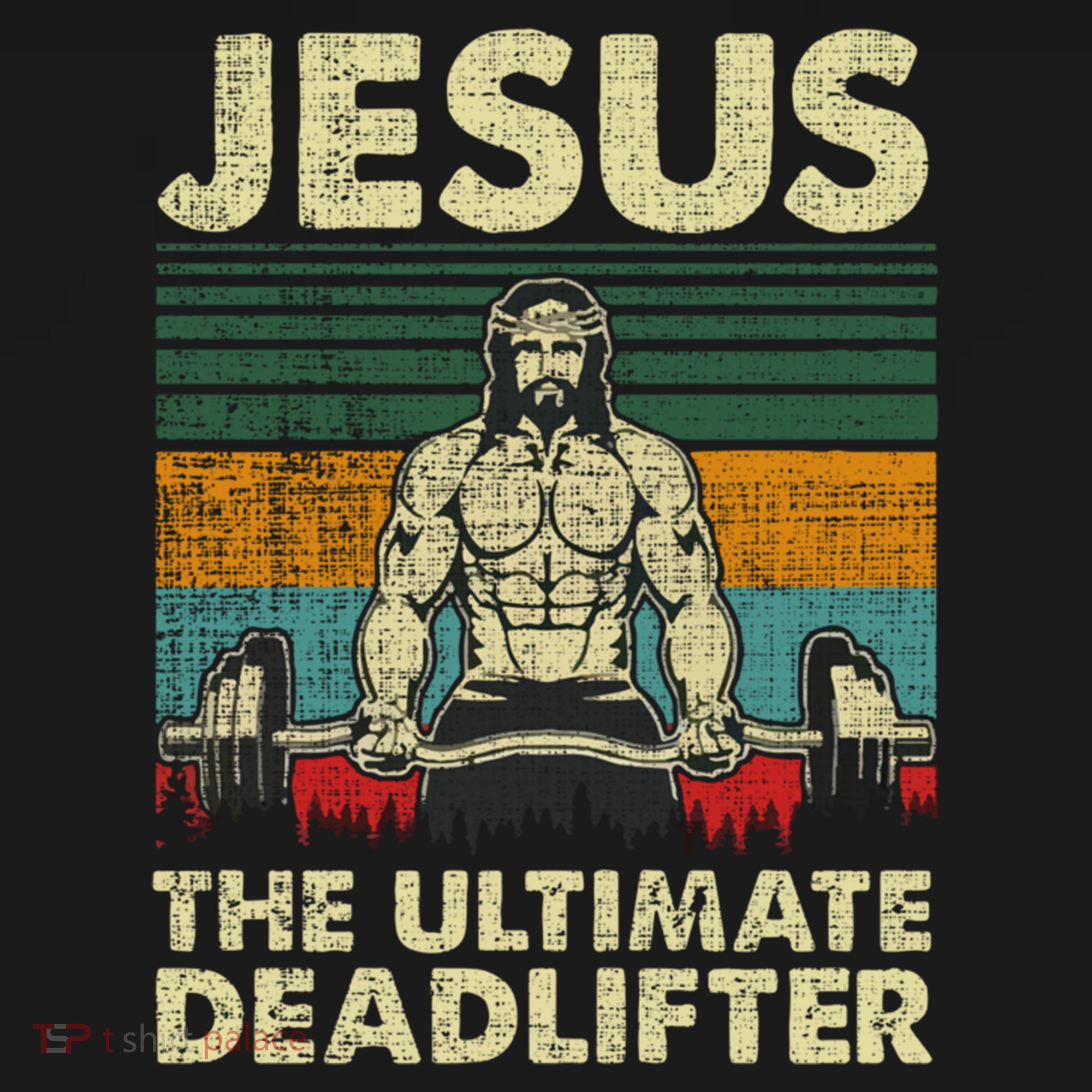 Jesus The Ultimate Deadlifter Funny Christian Workout Jesus Gift Women's Hoodie