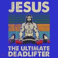 Jesus The Ultimate Deadlifter Funny Christian Workout Jesus Gift Baby Bodysuit thumb 2