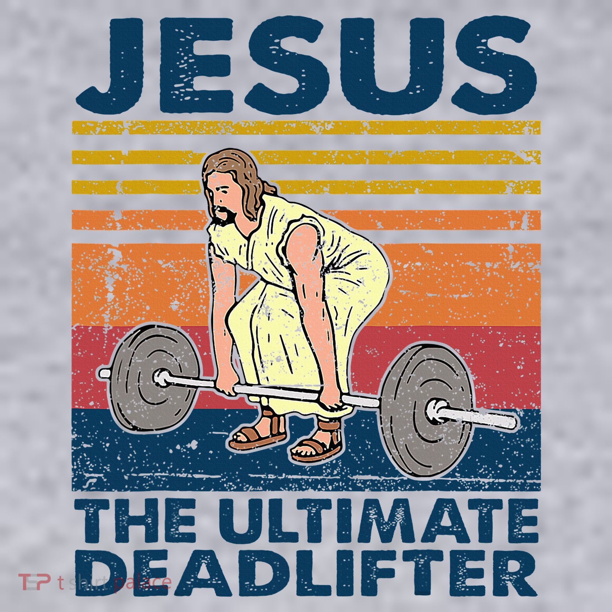 Jesus The Ultimate Deadlifter Funny Christian Gym Women's Sweatshirt