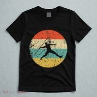 Javelin Throw Vintage Retro Track And Field T-Shirt thumb 5