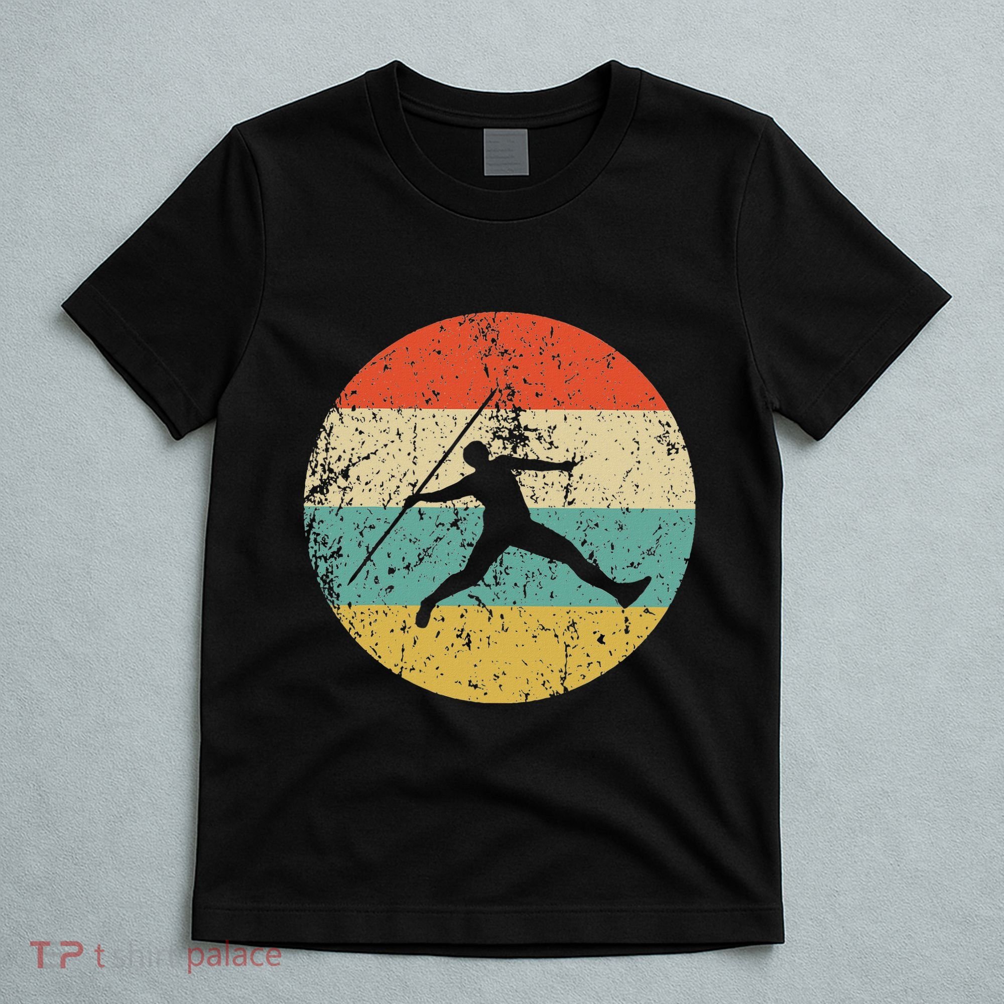 Javelin Throw Vintage Retro Track And Field T-Shirt