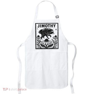 Jimothy Trendy Viral Raccoon Meme Apron