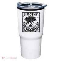 Jimothy Trendy Viral Raccoon Meme Tumbler thumb 0