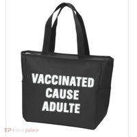 Justin Trudeau Vaccinated Cause Adults Tote Bag thumb 3