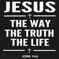 Jesus The Way The Truth The Life John 14:6 Bible Verse Gift Women's Hoodie thumb 2