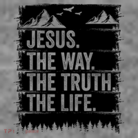 Jesus The Way Truth Life Bible Verse Christian Worship Toddler Hoodie thumb 2