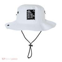 Jesus The Way Truth Life Bible Verse Christian Worship Bucket Hat thumb 0
