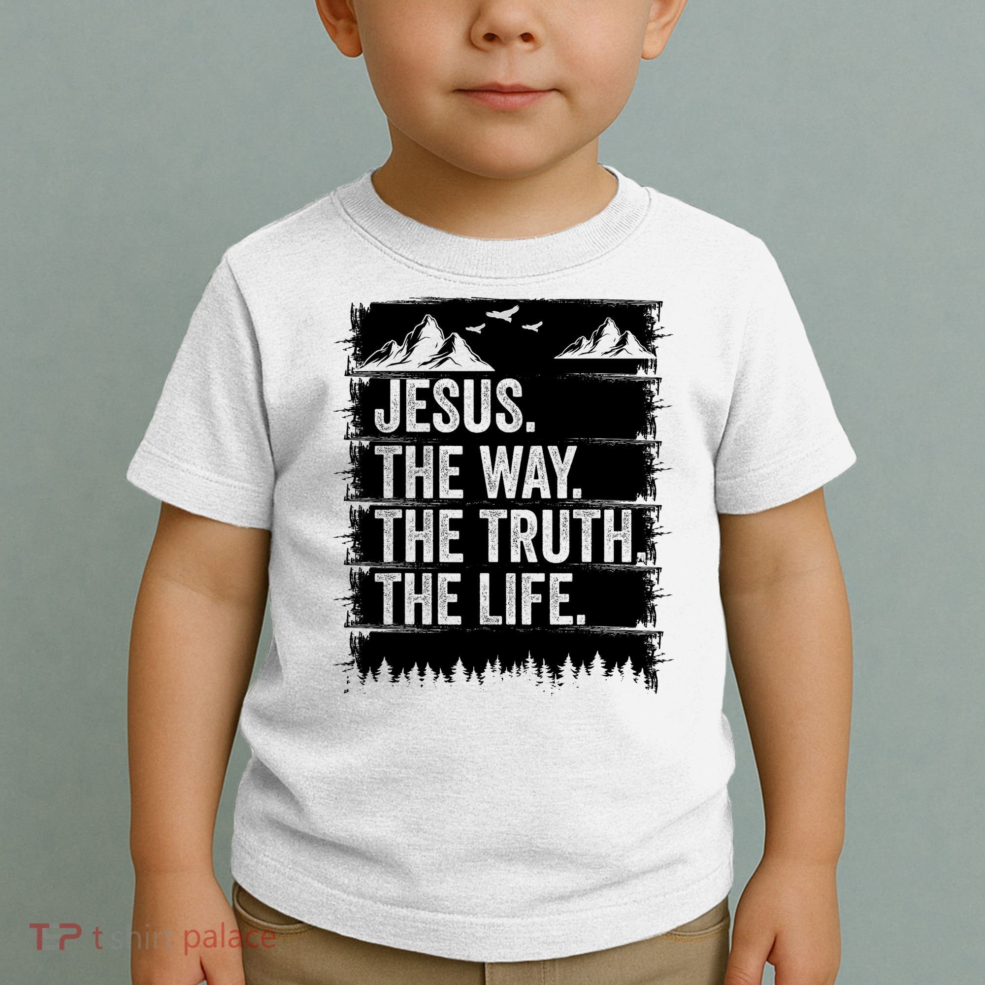 Jesus The Way Truth Life Bible Verse Christian Worship Toddler T-Shirt