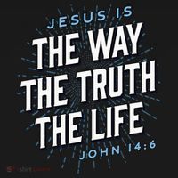 Jesus The Way Truth Life Christian John 146 Bible Verse Mousepad thumb 1