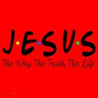 Jesus The Way The Truth The Life Christianity Santa Hat thumb 1
