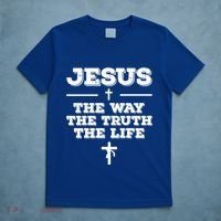 Jesus The Way The Truth The Life Christian Bible Verse Gift T-Shirt thumb 5