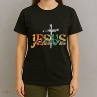 Jesus The Way The Truth The Life Christian Family Easter Day T-Shirt thumb 4