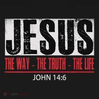 Jesus The Way The Truth The Life Religious Christian Bible Women's Hoodie thumb 2