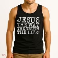 Jesus The Way The Truth The Life Tank Top thumb 3