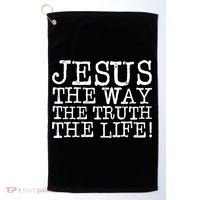 Jesus The Way The Truth The Life Golf Towel thumb 0