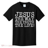 Jesus The Way The Truth The Life Kids T-Shirt thumb 0