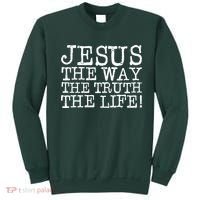 Jesus The Way The Truth The Life Sweatshirt thumb 0
