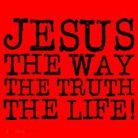 Jesus The Way The Truth The Life Santa Hat thumb 1
