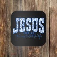 Jesus The Way The Truth The Life Coaster thumb 0