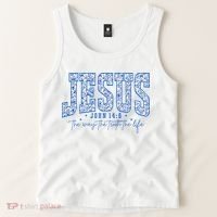 Jesus The Way The Truth The Life Tank Top thumb 2
