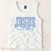 Jesus The Way The Truth The Life Tank Top thumb 2